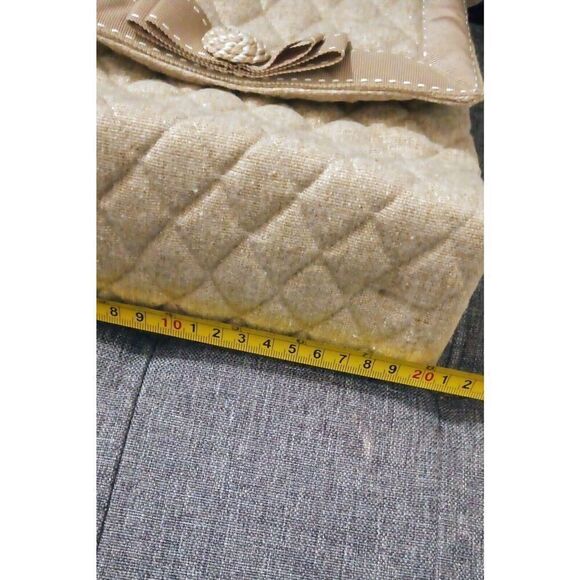 Vera Bradley Top Handle Bag Purse. Tan Linen. NEW. Spectator Collection - Picture 4 of 9